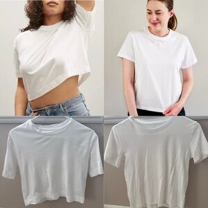 Everlane Women's White Short Sleeve Tee